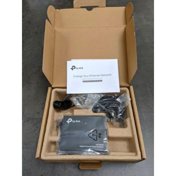 Convertidor De Medio Tp-link Mc200cm Gigabit Fo Mm Conector