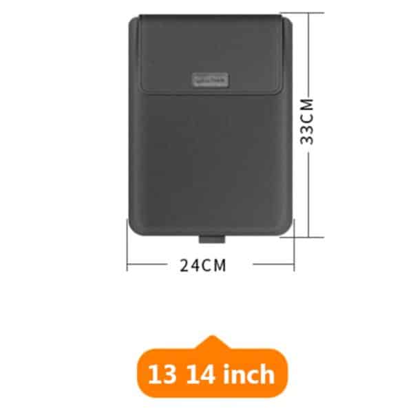 Estuche Case Cuero Laptop Con Soporte iPad Tablet Macbook