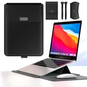 Estuche Case Cuero Laptop Con Soporte iPad Tablet Macbook - MACBOOK - Ecuador