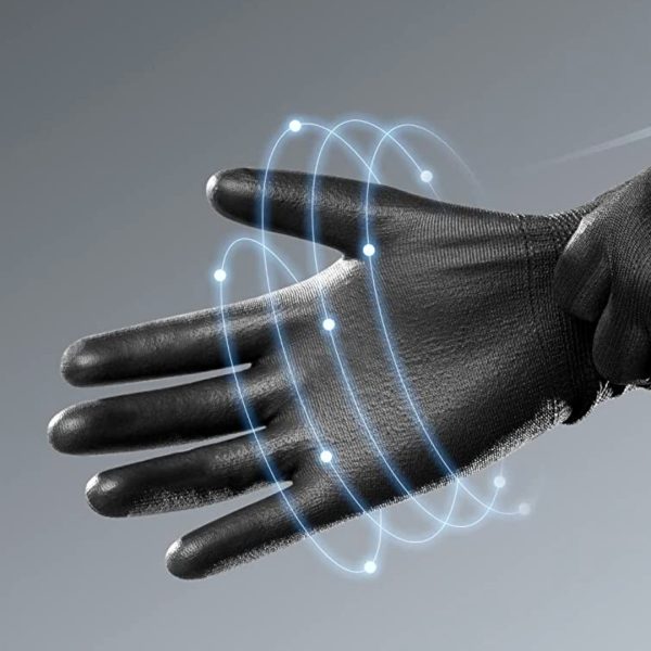 Guantes Seguridad Industrial de Latex Superficie Suave Texturizada Talla M