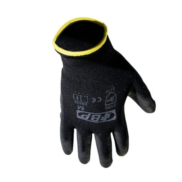 Guantes Seguridad Industrial de Latex Superficie Suave Texturizada Talla M