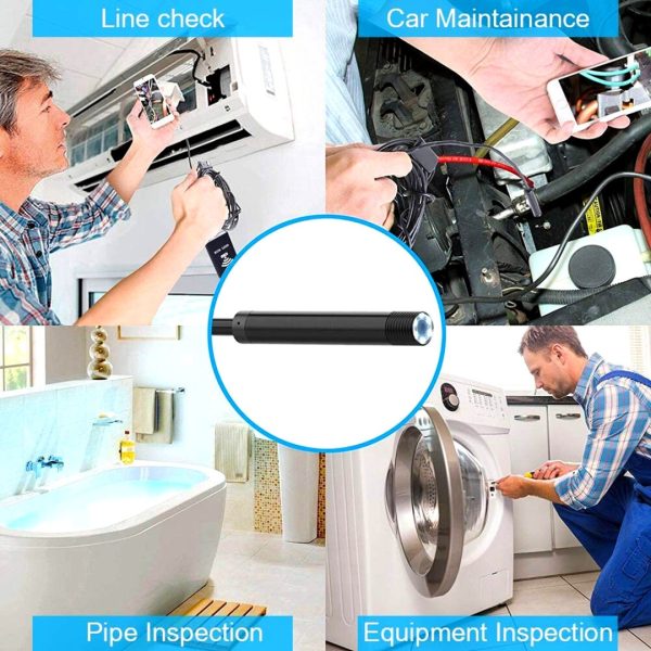 Camara Inalambrica Endoscopica Wifi Espia Flexible Android 10 Metros