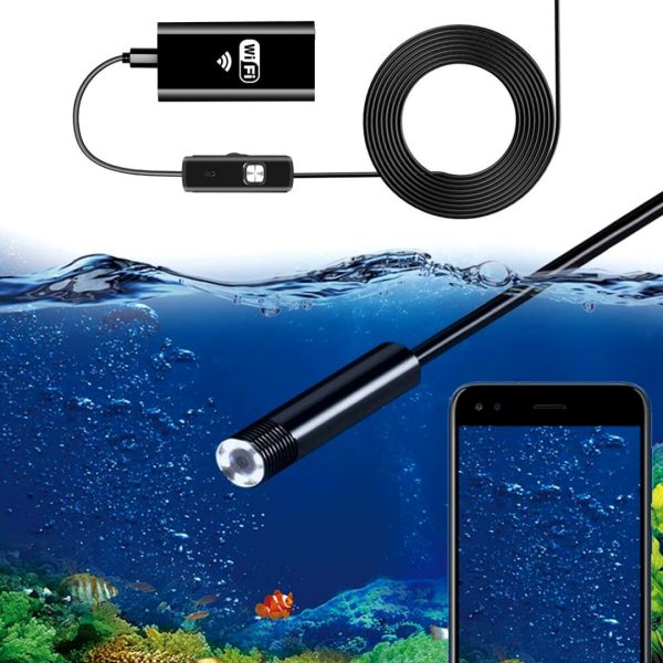 Camara Inalambrica Endoscopica Wifi Espia Flexible Android 10 Metros