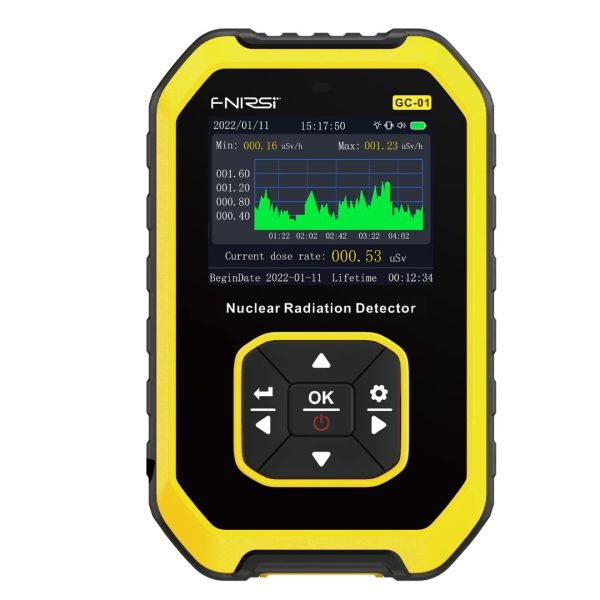 Detector de Radiación Nuclear Dosímetro Rayos X Y BETA Radioactividad