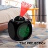 Despertador Digital LCD Proyector Clima Temperatura Escritorio Hora Fecha Pantalla USB