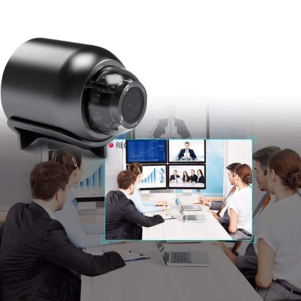 Mini Cámara WiFi Vigilancia 1080P Visión Nocturna IP Gran Angular Interiores
