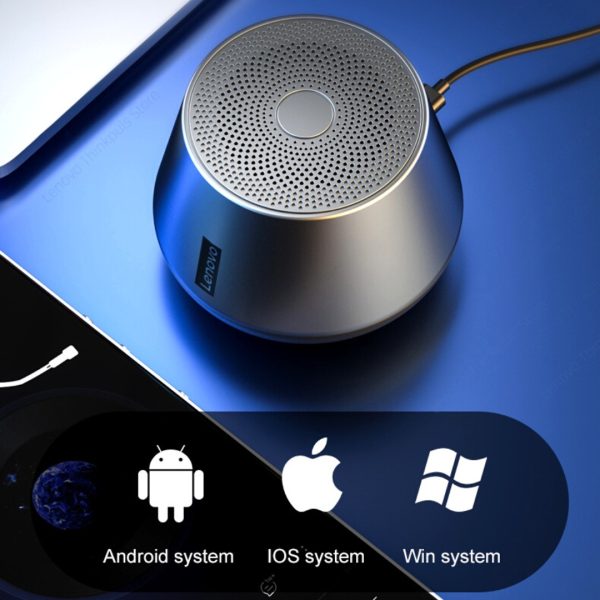 Parlante Altavoz Portátil con Bluetooth Lenovo K3 Pro 5.0 Estéreo Envolvente Potente