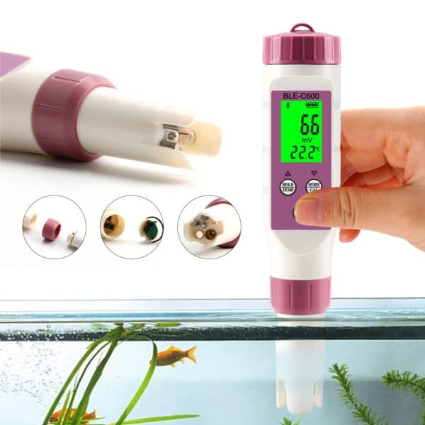 Medidor 7 En 1 Inteligente Ph Tds Ec Orp Salinidad Bluetooth