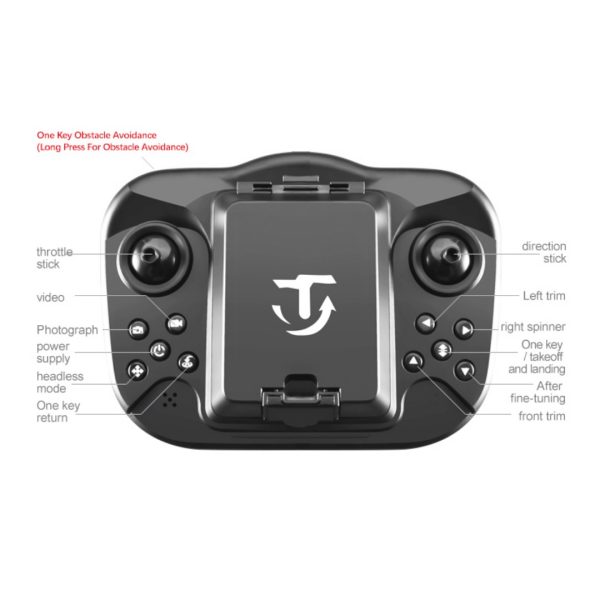 Mini Drone HD 4K S128 Cámara Evita Obstáculos Altura Fija Plegable Quadcoptero