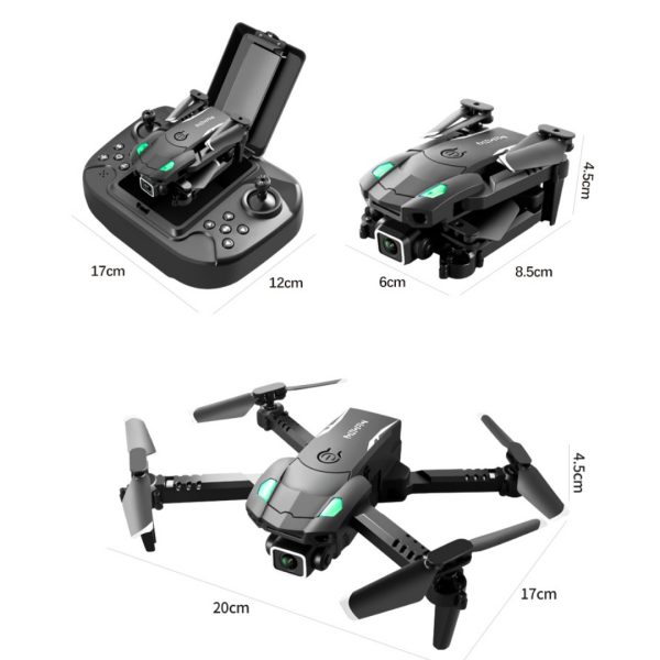 Mini Drone HD 4K S128 Cámara Evita Obstáculos Altura Fija Plegable Quadcoptero