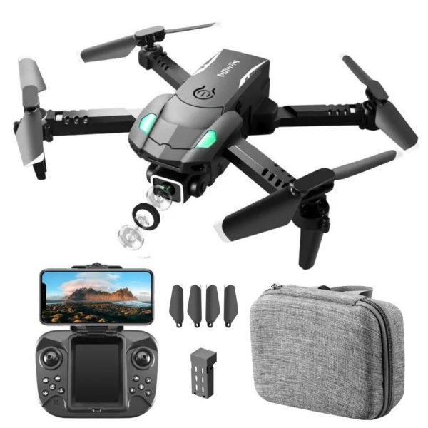 Mini Drone HD 4K S128 Cámara Evita Obstáculos Altura Fija Plegable Quadcoptero