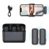 Microfono Inalambrico Dual Doble Celular Audio Reduccion Ruido Profesional Tipo C