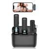 Microfono Inalambrico Dual Doble Celular Audio Reduccion Ruido Profesional Tipo C