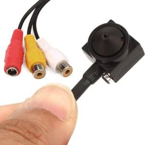 Mini Cámara Pequeña Oculta Espía 1000tvl Audio Para Dvr - Analógica - Ecuador