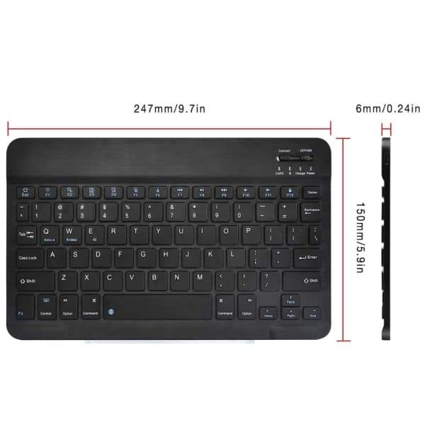 Teclado Bluetooth 7.5 Recargable Compacto Liviano