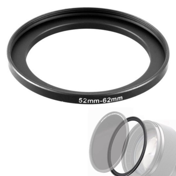 Anillo Adaptador Step Up 52mm A 62mm Filtro Fotográfico