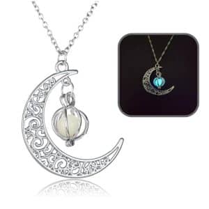 Collar Cadena De Luna Luminoso De Gota Brillante Elegante - Novedades - Ecuador