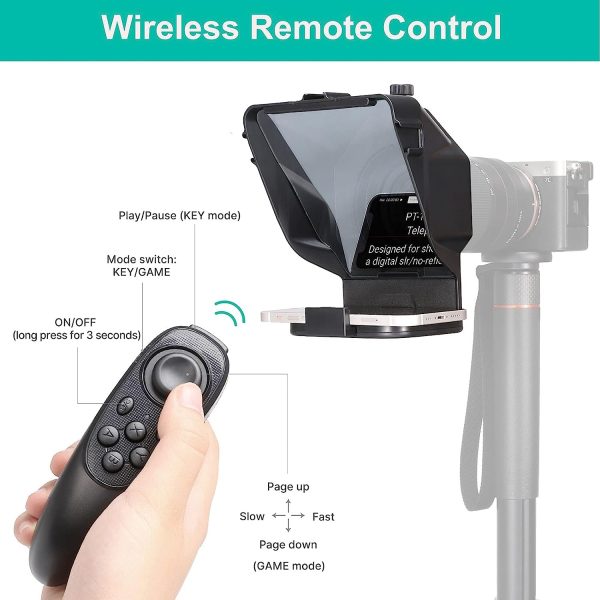 Teleprompter Smartphone Camara Fotografia Dslr Con Control