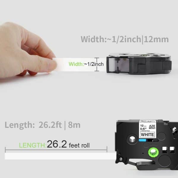 Etiqueta Cinta Label Tape Para Brother P-touch Pt-h110 1/2