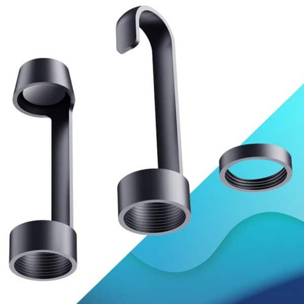 Cámara Endoscópica Industrial Pantalla 4.3" Lente Doble Inspección IP68 LED Impermeable 5M
