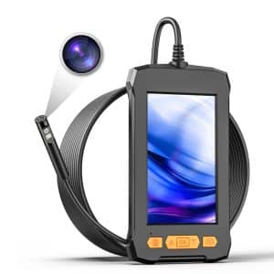 Cámara Endoscópica Industrial Pantalla 4.3″ Lente Doble Inspección IP68 LED Impermeable 5M - Seguridad Electrónica - Ecuador