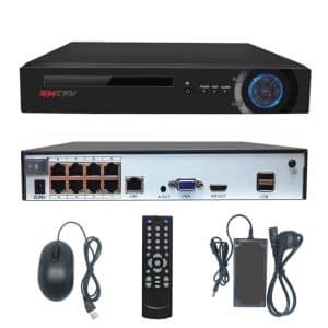 Nvr 8 canales POE Onvif 4K 8MP 5MP 4MP Camara IP Sistema CCTV Audio - Cámara IP - Ecuador