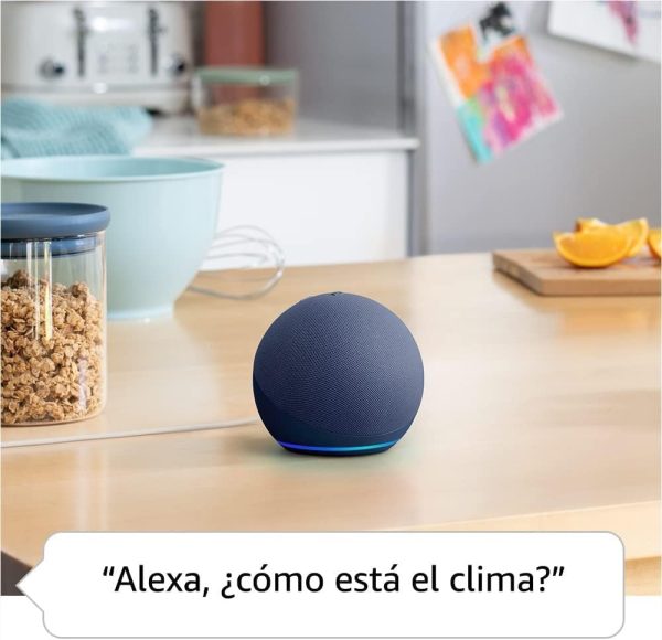 Parlante Echo Dot 5ta Gen Inteligente Alexa Amazon Asistente Virtual Color Carbon