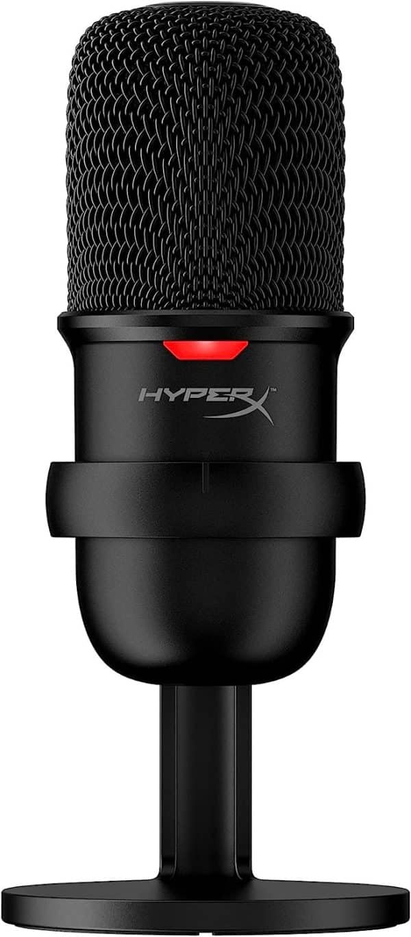 Micrófono Hyperx Solocast Condensador Cardioide Negro