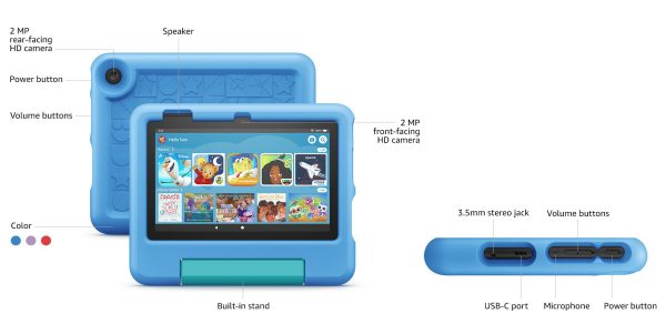 Amazon Fire 7 Kids Edition 32gb Educacional Control Parental