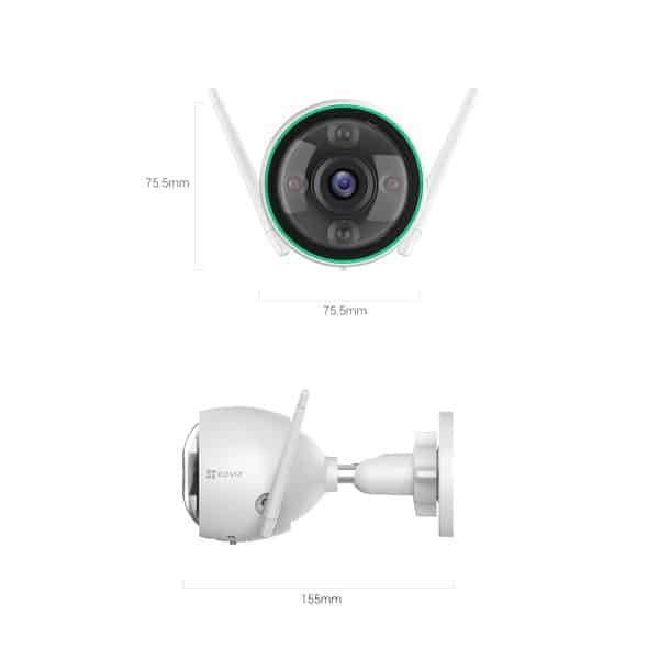 Camara Ip Wifi 2mp C3WN Ip67 Audio Ezviz Exterior