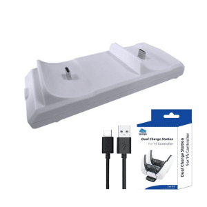 Cargador Doble Palanca Ps5 Plano Dual Play Station 5 - Audio y Video - Ecuador
