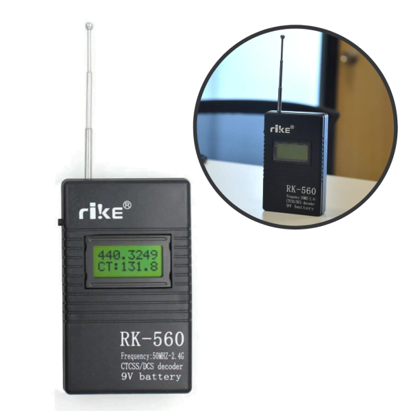 Contador Frecuencia PK-560 Probador Portátil 50MHz - 2.4 GHz Radio RK560 DCS CTCSS