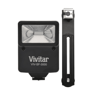 Luz LED Flash esclavo SF-3000 para Cámara Digital Marca VIVITAR