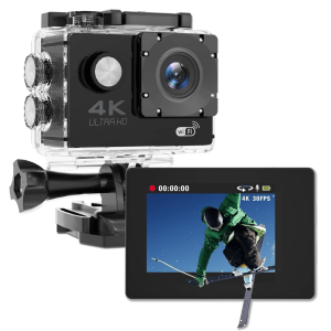 Camara Vdeo Deportiva Accion 4k Uhd Wifi Con Accesorios - Cámara Wifi - Ecuador
