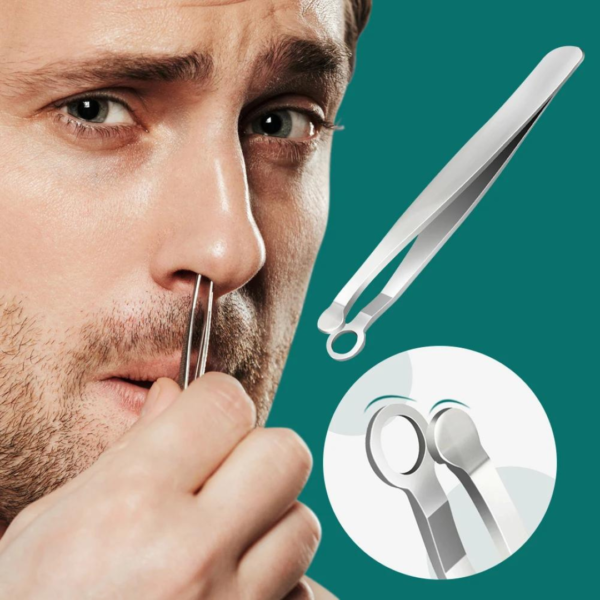 Pinzas Universales para Recortar Pelo de Nariz Acero Inoxidable Cejas Manicura