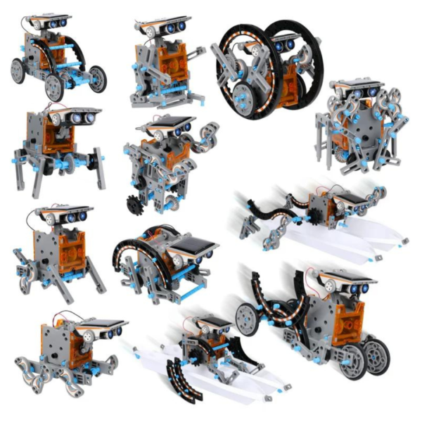 Kit Robot Solar 12 en 1 Ciencia Aprendizaje Educativo con Energia Solar