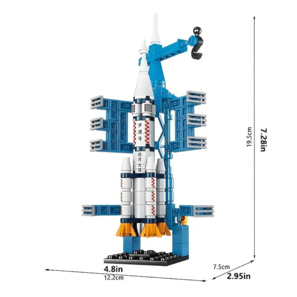 Lego Bloque Armable 130 Piezas Puerto Espacial Aviación para Niños Juguete Creativo
