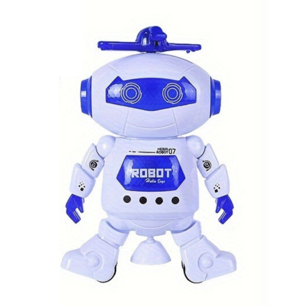 Robot Giratorio para Niños Juguete Baile Luz LED Musical Electrónico