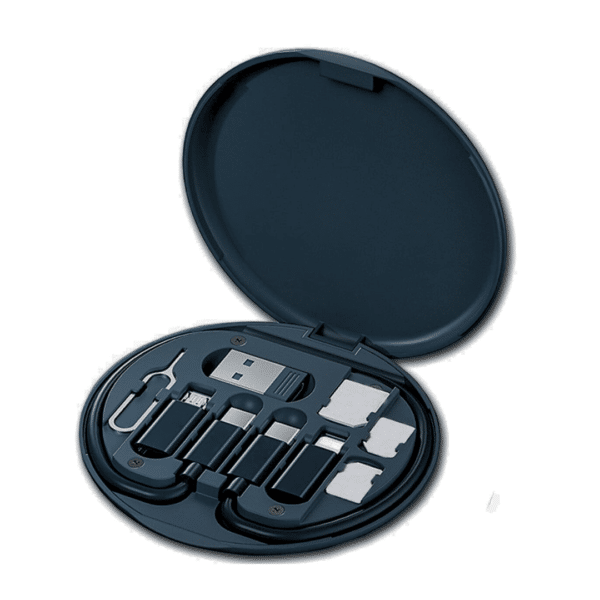 Kit Adaptador Carga Rápida Y Almacenamiento 60w USB C Micro USB OTG Iphone Cable Multifunción