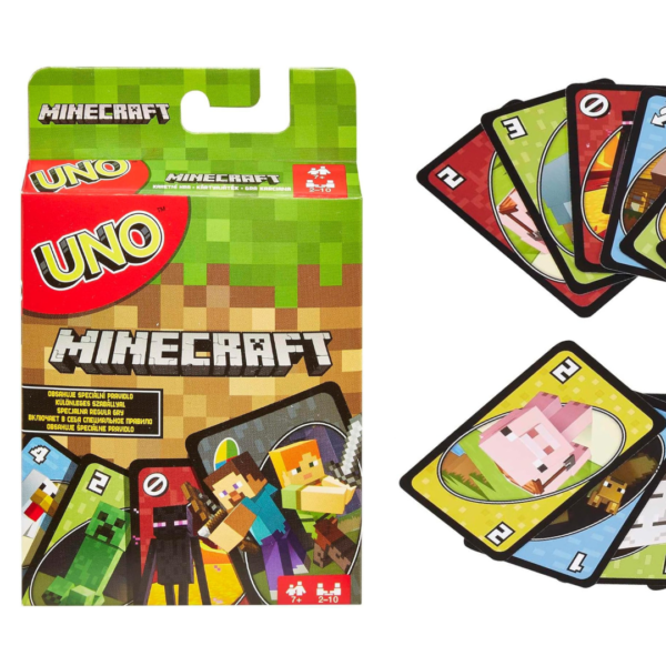 Juego De Cartas Uno Minecraft Juego de Mesa Niños
