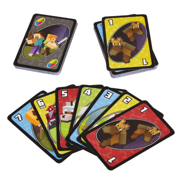 Juego De Cartas Uno Minecraft Juego de Mesa Niños
