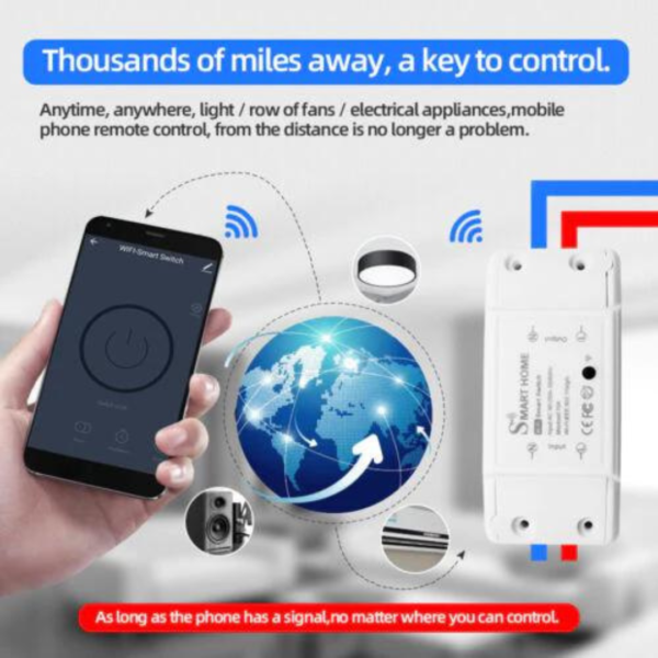 Smart Switch Wifi Tuya Alexa Google Rele Interruptor