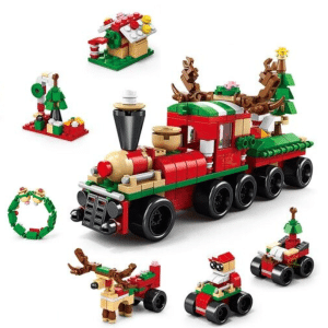 Bloque Armable 6 en 1 Tipo Tren de Navidad Juguete Niños Regalo Adorno - Juguetes - Ecuador
