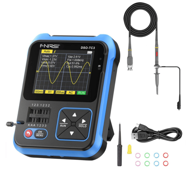 Osciloscopio Digital Multimetro DSO-TC3 Diodo Transistor Voltaje LCR PWM 500KHZ