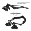 Gafas con Lupa 10X 15X 20X 25X Trabajo Electronico LED Relojeria