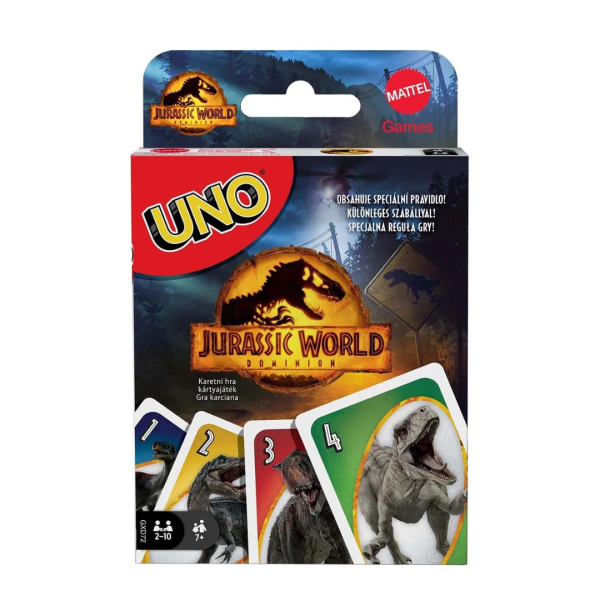 Juego De Cartas Uno Jurassic World Juego de Mesa Niños