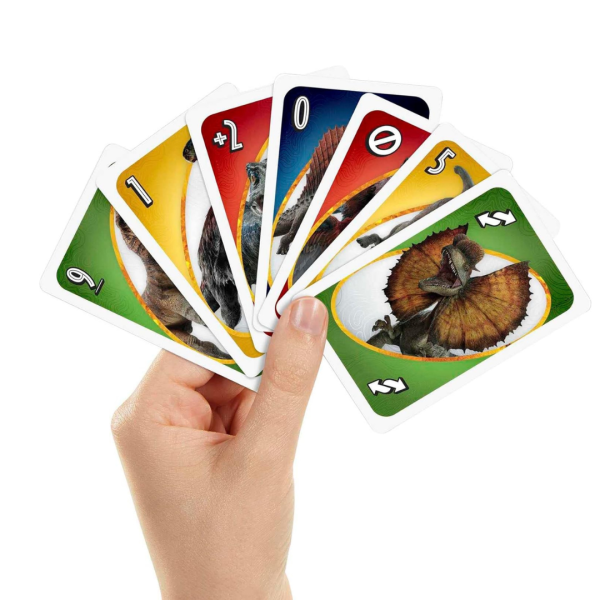 Juego De Cartas Uno Jurassic World Juego de Mesa Niños