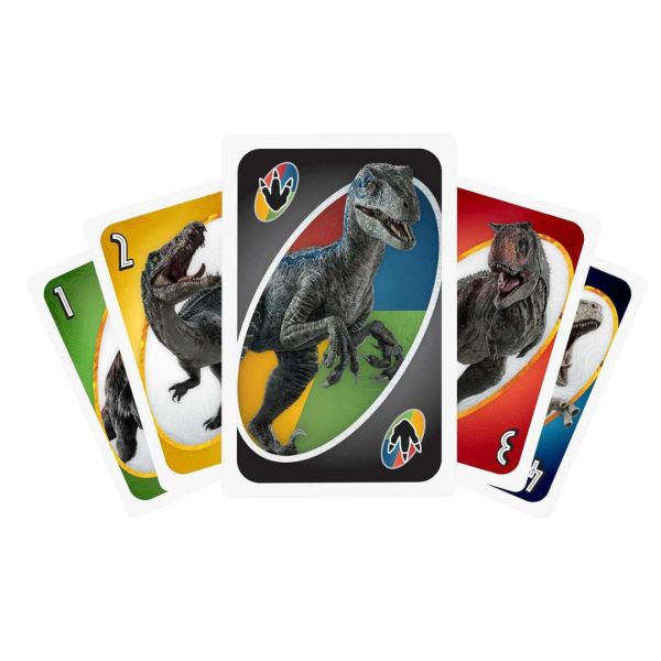 Juego De Cartas Uno Jurassic World Juego de Mesa Niños