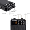 Megáfono Portátil 3W Grabación Radio FM MP3 Amplificador Voz Micrófono Profesores Guía Turística