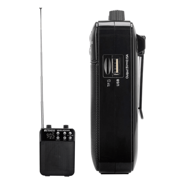 Megáfono Portátil 3W Grabación Radio FM MP3 Amplificador Voz Micrófono Profesores Guía Turística